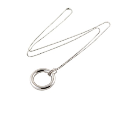 Chain and Ring Make a Good Match Mini Silver Design