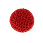 1.2inch(31mm) Magnetic Crochet Ball Red
