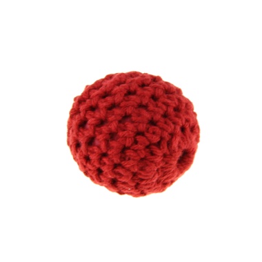 1inch(25mm) Crochet Ball Red