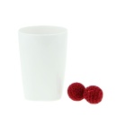Chop Cup (Porcelain White, Plastic)