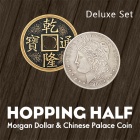 Hopping Half Morgan Dollar and Chinese Palace Coin Deluxe Set