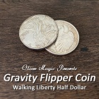 Gravity Flipper Coin Walking Liberty Half Dollar