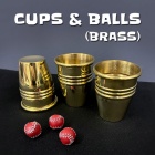 Cups and Balls Brass