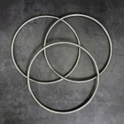 12 Inch Linking Rings 3 Rings Set Strong Magnetic Lock