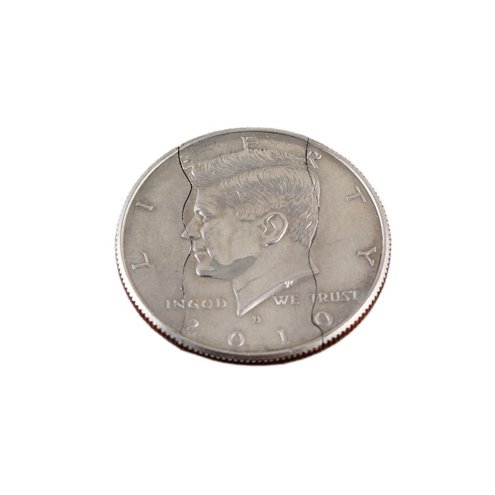 Folding Coin Real Half Dollar - Click Image to Close