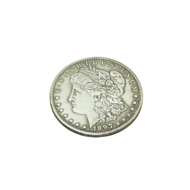 Morgan Dollar Coin Vintage Version - Click Image to Close