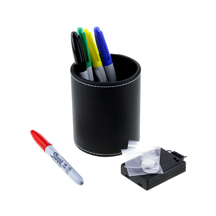 Color Pen Prediction Leather Pen Holder - Click Image to Close