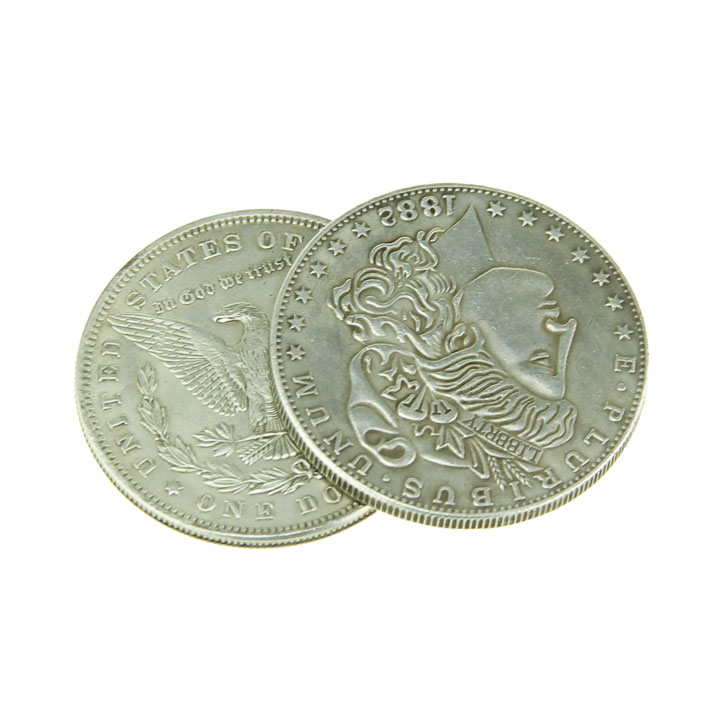 Super Morgan Dollar Flipper Coin Made in Copper - Click Image to Close