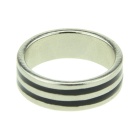 Super Strong Magnetic Wizard PK Ring Dual Line Black