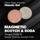 Magnetic Scotch & Soda Morgan Dollar Classic Set