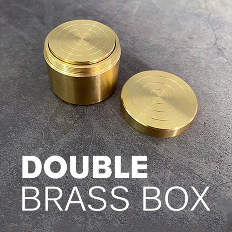 Double Brass Box - Click Image to Close
