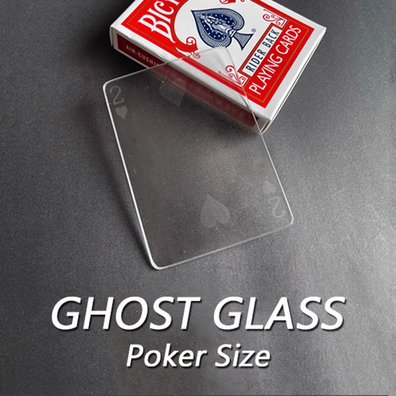 Ghost Glass Poker Size - Click Image to Close