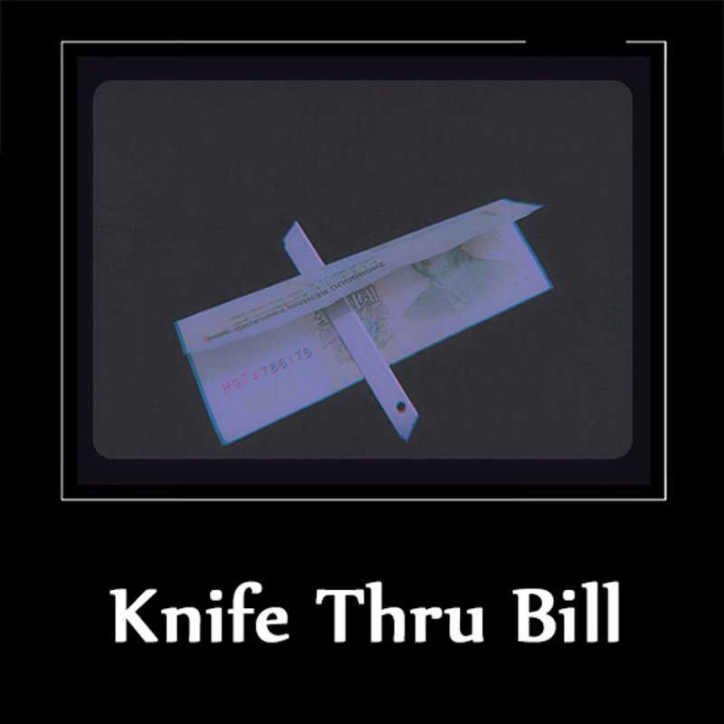 Knife Thru Bill - Click Image to Close