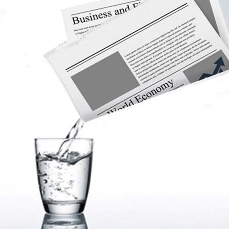 Liquid from Newspaper - Click Image to Close