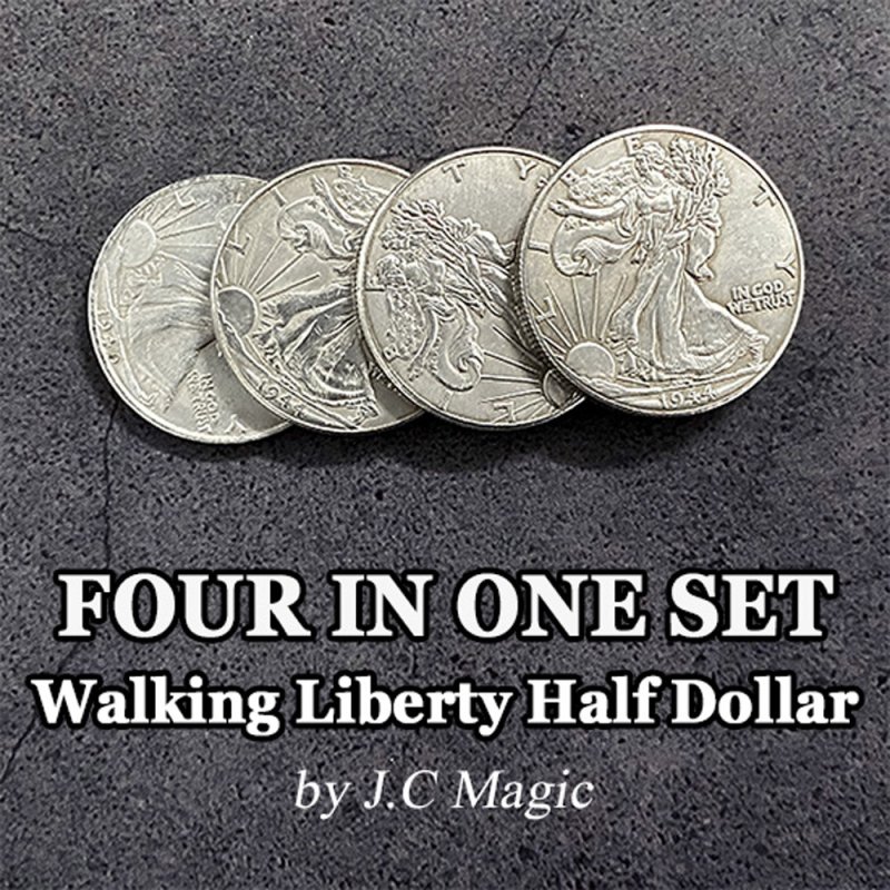 Four in One Walking Liberty Half Dollar Set - Click Image to Close