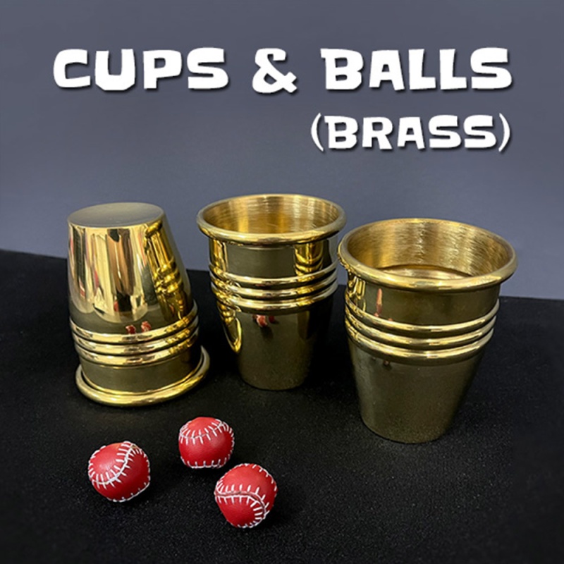 Cups and Balls Brass - Click Image to Close