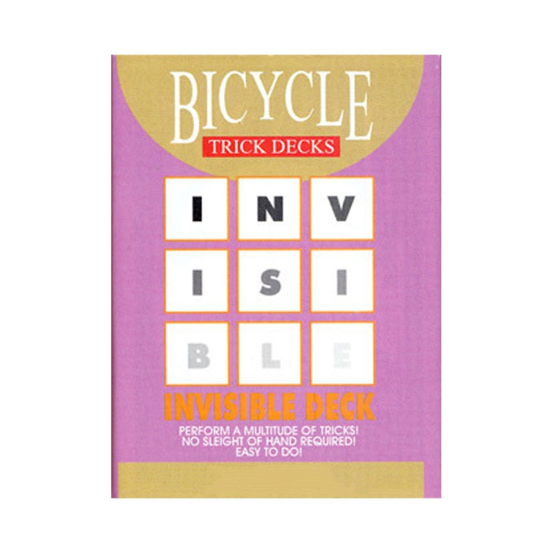 Invisible Deck Bicycle - Click Image to Close