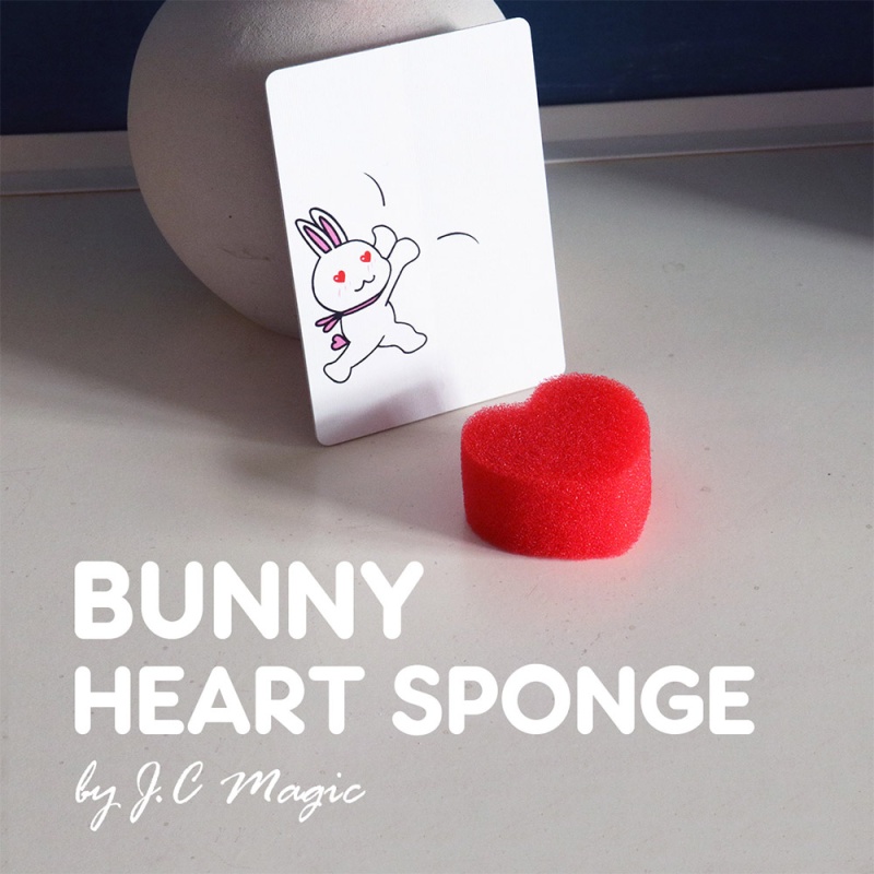 Bunny Heart Sponge - Click Image to Close