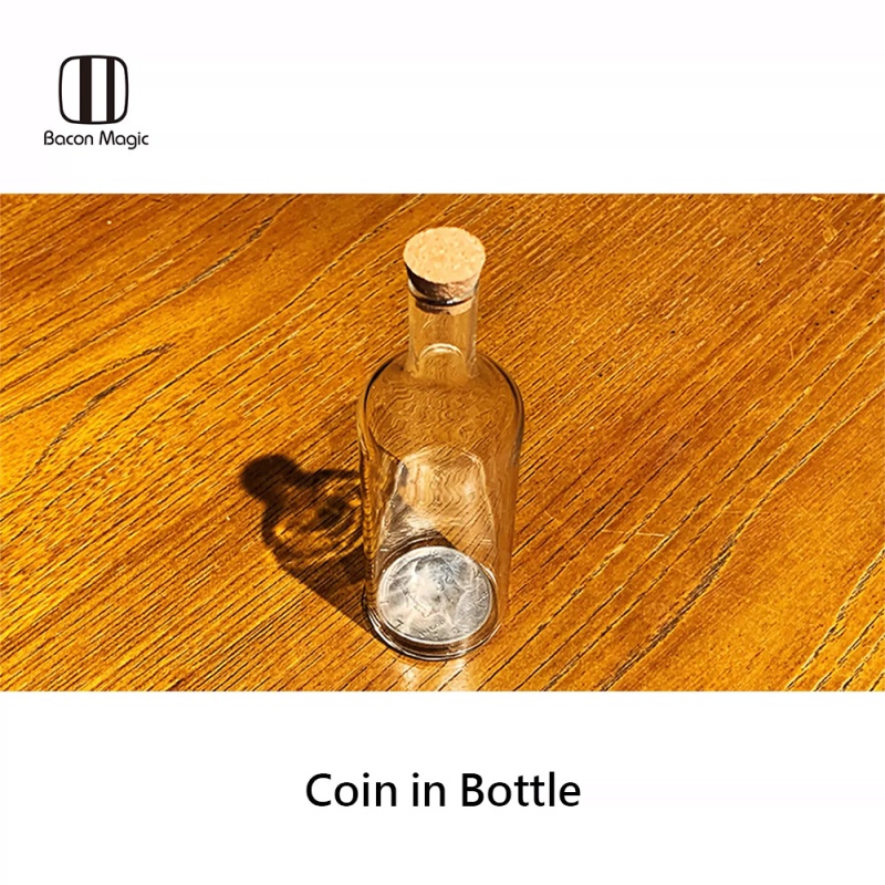 REAL COIN IN BOTTLE by Bacon Magic - Click Image to Close