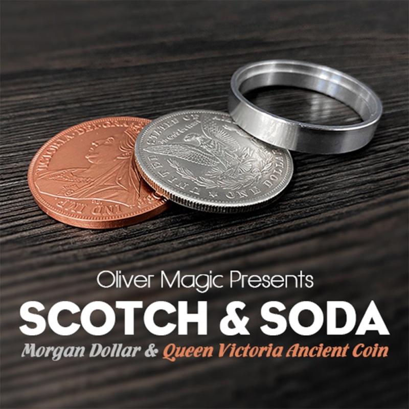 Scotch and Soda Morgan Dollar and Queen Victoria Ancient Coin - Click Image to Close