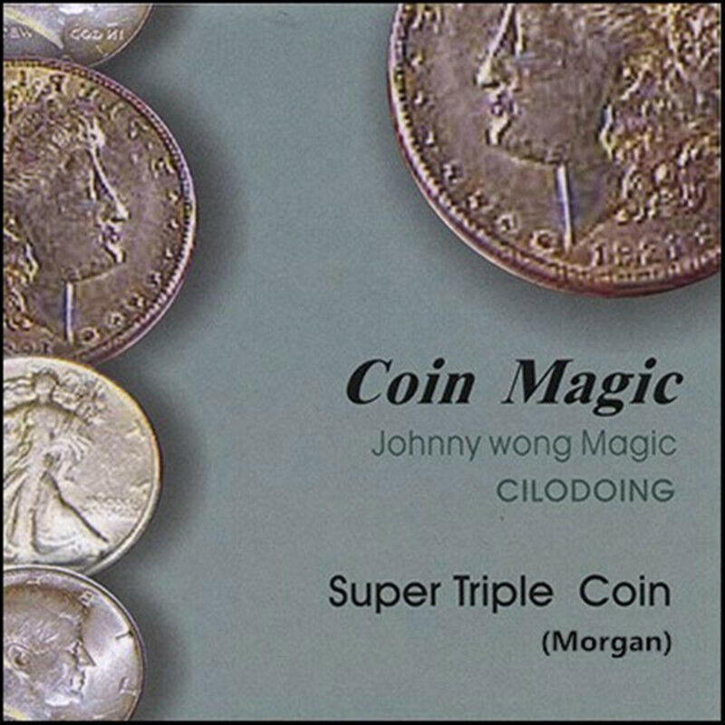 Super Triple Coin Morgan Dollar Version by Johnny Wong - Click Image to Close