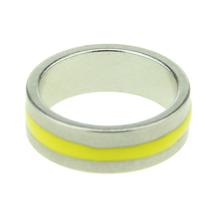 Super Strong Magnetic Wizard PK Ring Fashion Yellow - Click Image to Close