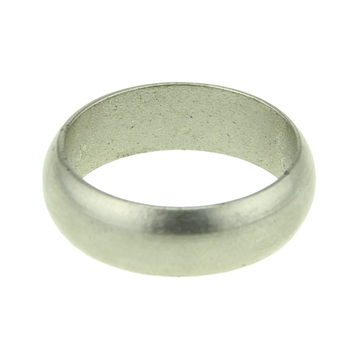 Super Strong Magnetic Wizard PK Ring Round Matt Silver - Click Image to Close