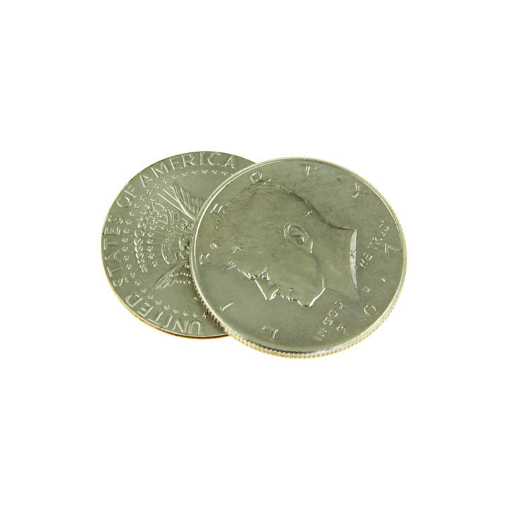 Magnetic Flipper Coin Real Half Dollar - Click Image to Close