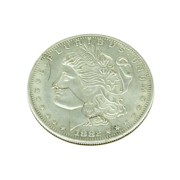 Super Morgan Dollar Bite Coin Made in Copper - Click Image to Close