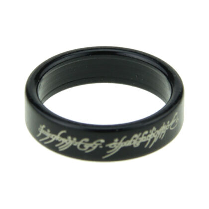 Super Strong Magnetic Wizard PK Ring Letter Black