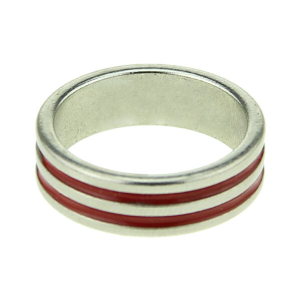 Super Strong Magnetic Wizard PK Ring Dual Line Red – ApproachChina Magic