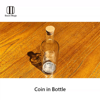 REAL COIN IN BOTTLE  by Bacon Magic