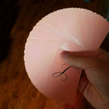 Four Color Manipulation Cards Flesh Back