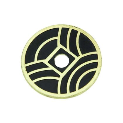 Japanese Coin US Morgan Dollar Size Black