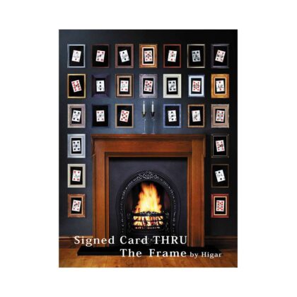 Signed Card Thru the Frame