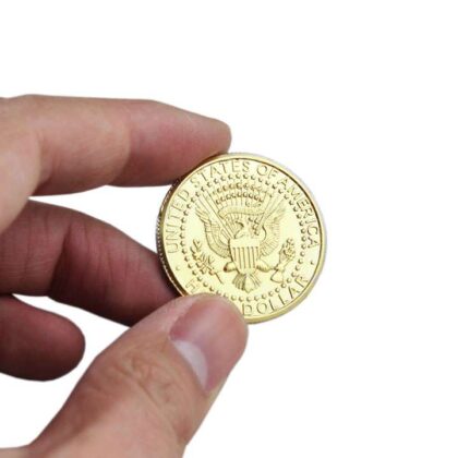 Double Side Coin Half Dollar Golden & Silver (Tail)