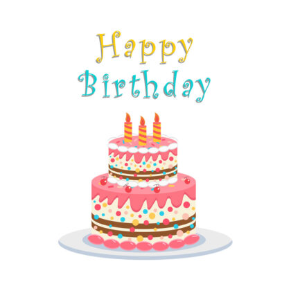 Happy Birthday Cards Set