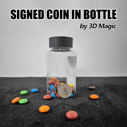 Signed Coin in Bottle