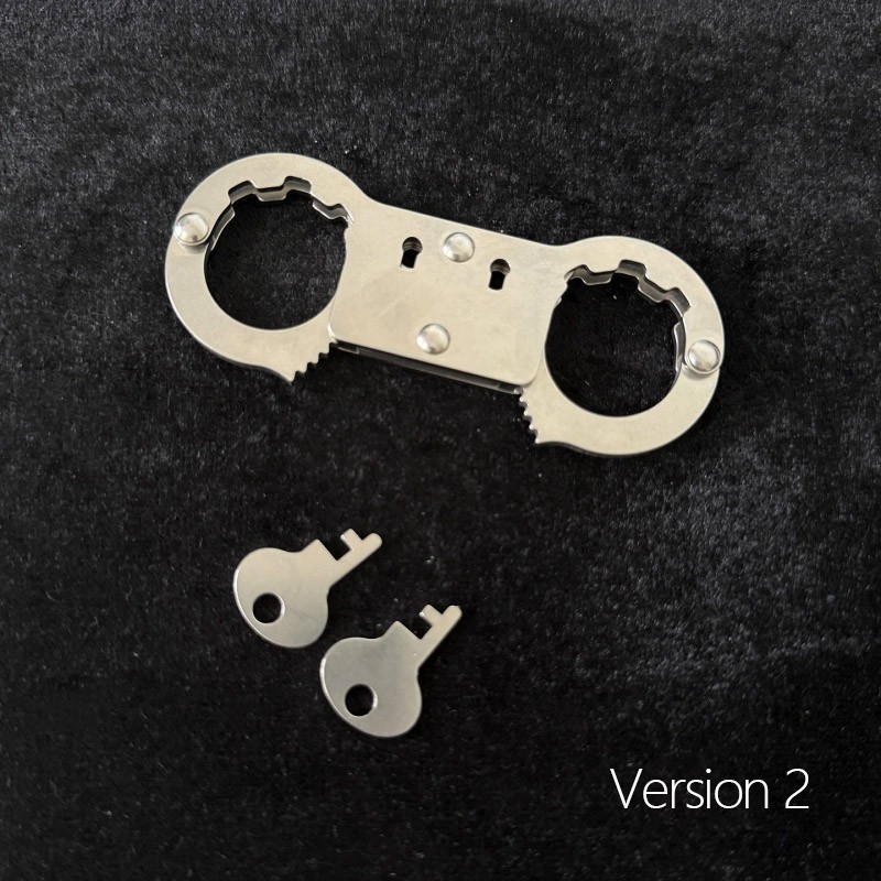 Thumb Cuffs Stainless Steel 2 Version - Image 4