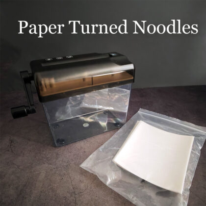 Paper Turned Noodles