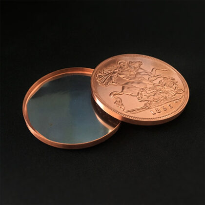 Shimmed Expanded Shell Queen Victoria Ancient Coin (Tail)