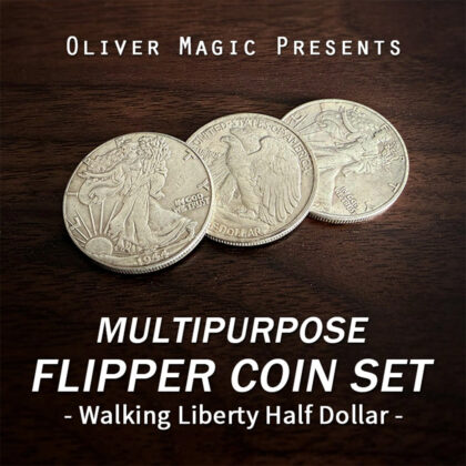 Multipurpose Flipper Coin Set Walking Liberty Half Dollar