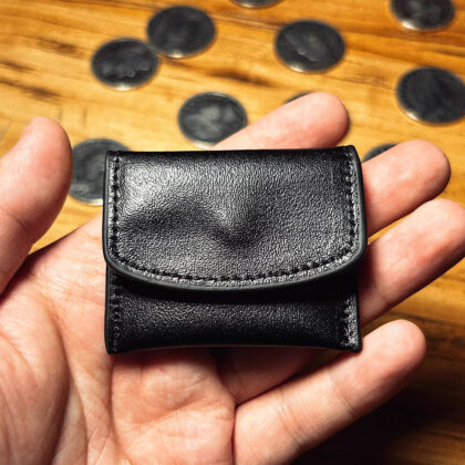 The Cowhide Coin Wallet by Bacon Magic