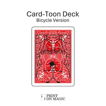 Card-Toon Deck Bicycle Version by Print On Magic
