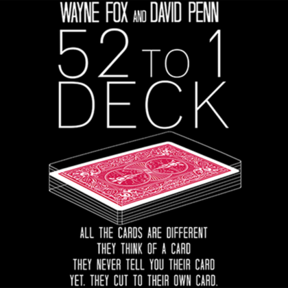 The 52 to 1 Deck Red by Wayne Fox and David Penn
